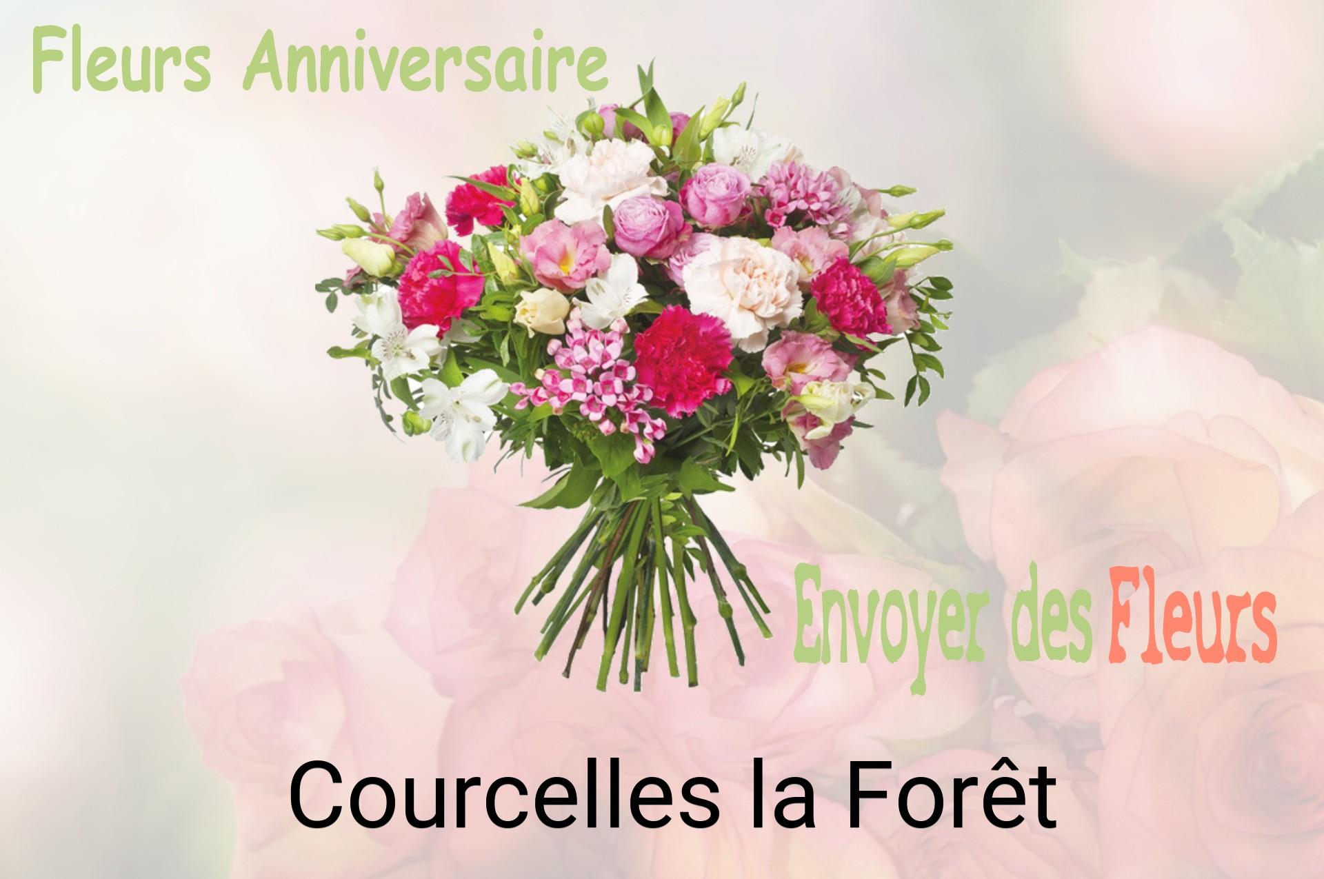 Bouquet de fleurs d’anniversaire livré à Courcelles-la-Forêt